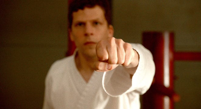 Jesse Eisenberg stars in writer-director Riley Stearns's "The Art of Self-Defense." [Bleecker Street]