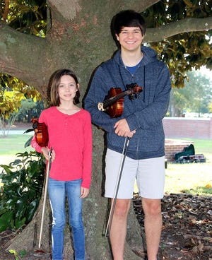 Parrott orchestra students Carmala VanFosson and Gabe Steinbaker have been selected for this year’s All-State Orchestra.