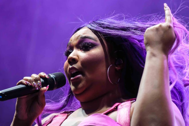 Lizzo performs Sunday, Oct. 13, at the Austin City Limits Music Festival. [LOLA GOMEZ / AMERICAN-STATESMAN]