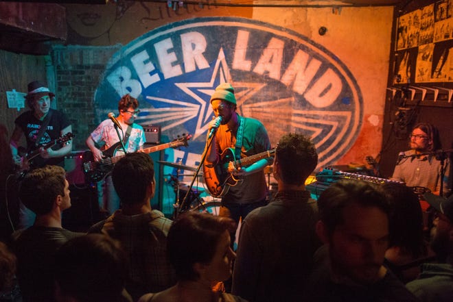 Austin band White Denim performs at Beerland Feb. 23 as part of a series of Thursday night pop-up shows leading up to the March 25th release of their new album. 02/24/16 Tom McCarthy Jr. for AMERICAN-STATESMAN