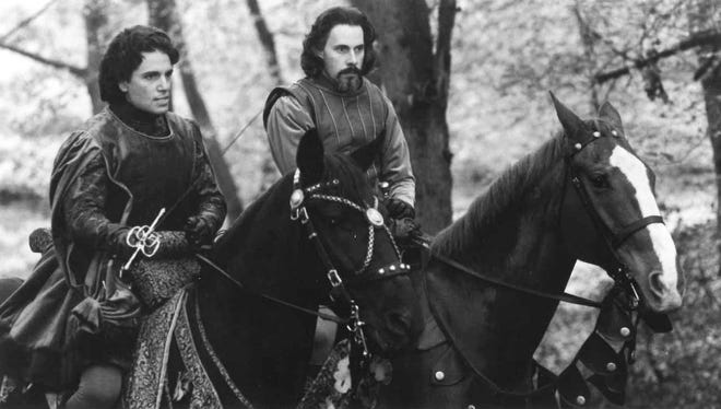 From left, Christopher Guest and Chris Sarandon in "The Princess Bride" [TWENTIETH CENTURY FOX]