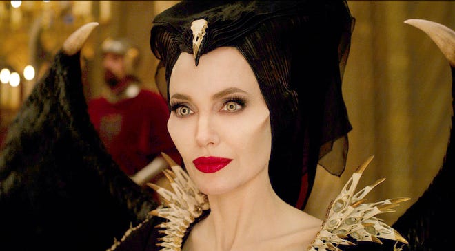 Angelina Jolie appears as the titular character in Disney's "Maleficent: Mistress of Evil." [THE ASSOCIATED PRESS]