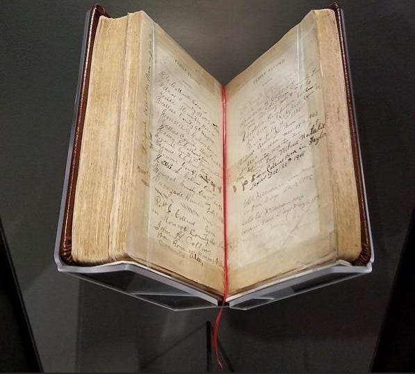 A family bible discovered in 1985 led Richard Diggs to the discovery of 150 years of documents to piece together the pre- and post-slave experiences of his family, from Africa to the Americas. [Photo courtesy of the Victor Valley Museum]
