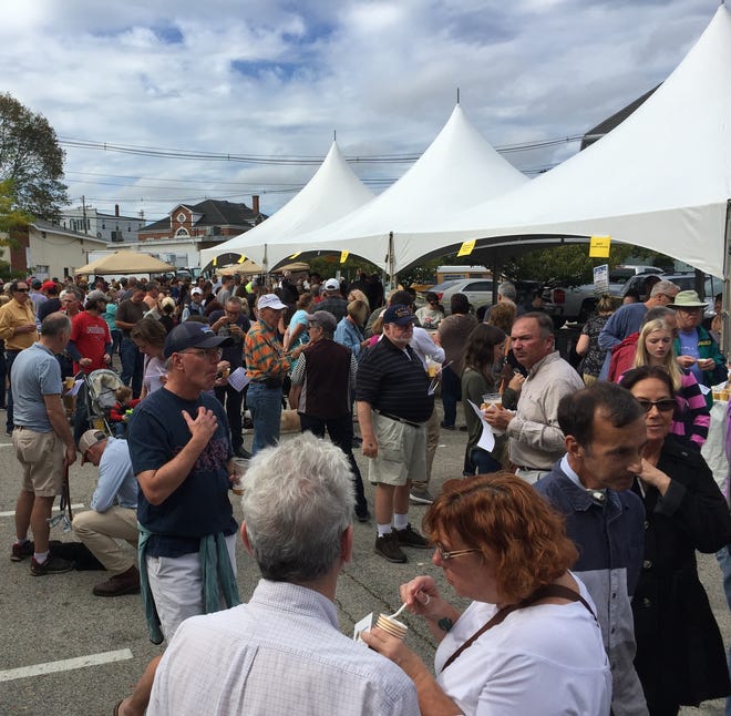 The Ipswich Lions Chowderfest crowded with people to support the Lions and to taste the chowder.

This year's chowderfest will be Saturday, 11 a.m. to 4 p.m., at the River Walk. [Wicked Local/Courtesy Photo]