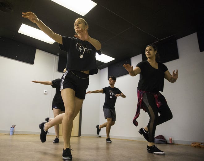 Tapestry Dance Company rehearses at their new studio on East Riverside Drive this summer. [LOLA GOMEZ/AMERICAN-STATESMAN]