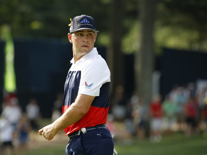 Topeka native Gary Woodland tied for third Sunday at the CJ Cup @ Nine Bridges, carding a 6-under 66 in the final round. [File photograph/The Associated Press]