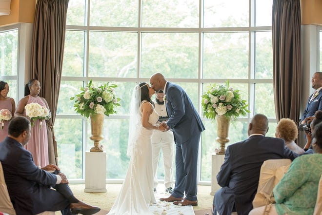 Creekside Conference & Event Center hosted Angela and Curtis Moody's ceremony and reception on July 21, 2018.