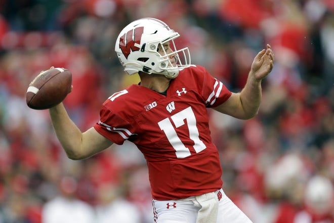 Wisconsin quarterback Jack Coan [Andy Manis/The Associated Press]