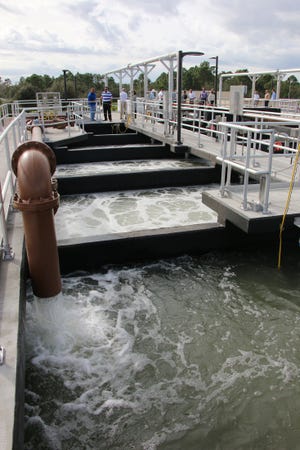 Officials check out Deltona's Eastern Water Reclamation Facility. The Deltona City Commission recently voted to have KPMG, a company that provides auditing services, conduct an assessment of Deltona Water, the city-owned utility. [News-Journal file]