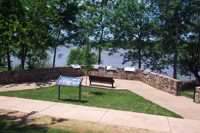 The Trail of Tears Overlook is seen at the National Historic Site. [Photo courtesy National Park Service]