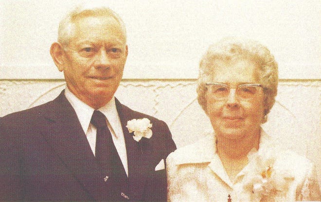 V.C. and Velma Knight are pictured in this photo from 1977. The couple's legacy, even after their passing, continues to make an impact in Lenawee County. More than $41,000 granted by the couple's memorial fund in 2019 has and will continue to provide for many critical needs here in Lenawee. [Submitted photo]