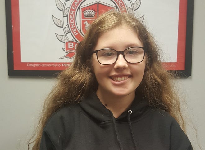 Sam Crawford of Pender Early College High School is Pender County Schools' Student of the Week. [CONTRIBUTED]
