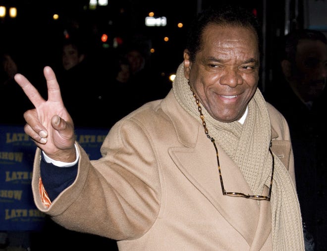 In this Dec. 21, 2009, file photo, John Witherspoon leaves a taping of "The Late Show with David Letterman" in New York. Actor-comedian Witherspoon, who memorably played Ice Cube’s father in the “Friday” films, has died at age 77. Witherspoon’s manager Alex Goodman confirmed late Tuesday, Oct. 29, 2019, that Witherspoon died in Los Angeles. [Charles Sykes, Associated Press]