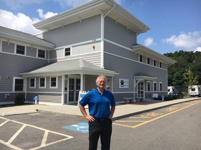 Local businessman Bob Hollis spurred the community to open the Plymouth Recovery Center in offices off Obery Street in July 2017.

[Wicked Local file photo]