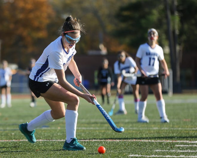 Dover-Sherborn's Merritt Sullivan scored a goal and two assists in the Raiders' 6-0 win over Falmouth in the first round of the Division 2 South playoffs. [Daily News and Wicked Local File Photo/Dan Holmes]