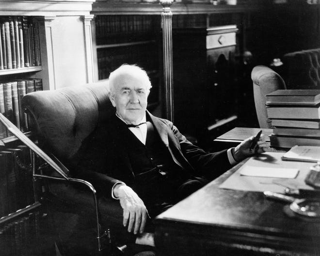 Some 250,000 people a year visit Thomas Edison’s complex of two houses, a laboratory, museum and gardens in Fort Myers, to walk on his wooden porch, gaze out to the wide Caloosahatchee River beyond the foliage, and peek inside his rooms. [FILE PHOTO/THE ASSOCIATED PRESS]
