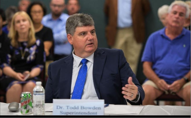 Sarasota School District Superintendent, seen above, will face questions from School Board members during a special meeting on Tuesday at noon to discuss his response to sexual harassment allegations. [HERALD-TRIBUNE ARCHIVE]