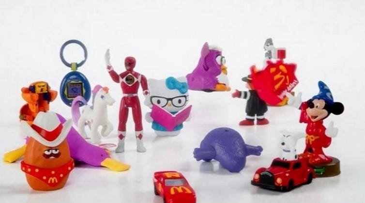McDonalds 40 years of Happy Meal Surprise Retro Toys 