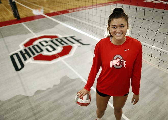 Gameday+ Meet a Buckeye with Mia Grunze of the women's volleyball team on October 29, 2019. [Kyle Robertson/Dispatch]