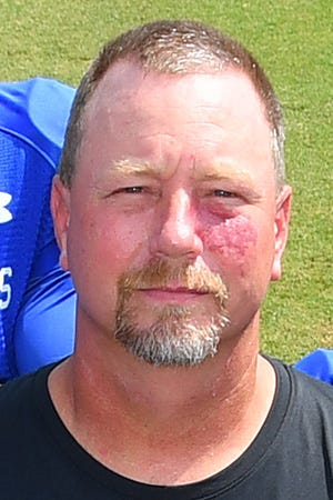 AHS head football coach Kevin GIllespie