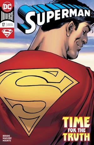 Superman No. 17 cover illustrated by Ivan Reis, Joe Prado and Alex Sinclair. 



(DC Entertainment)