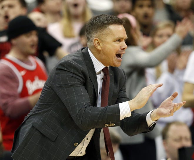Ohio State coach Chris Holtmann says the Buckeyes will play in more preseason tournaments in the near future. [Adam Cairns]