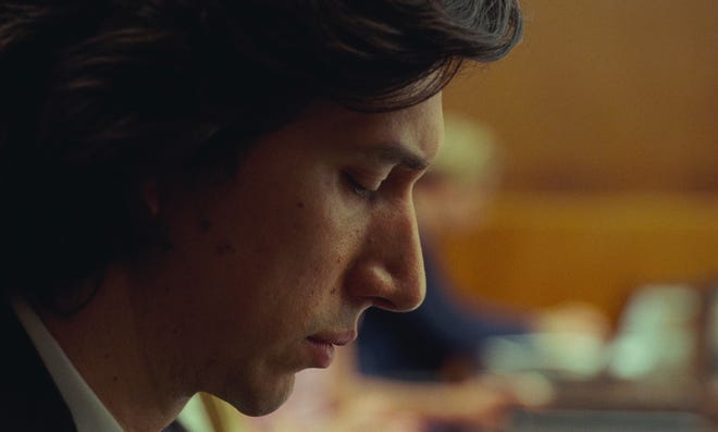 Adam Driver does a lot of quiet pondering in “Marriage Story.” [Netflix]