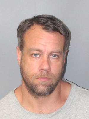 Christopher Lee Chamberlain, 40, who told police he is homeless but stays in Brockton, was arrested in Brockton and charged with shoplifting by concealing merchandise, Tuesday, Nov. 12, 2019. He also had a warrant. (Brockton police photo)
