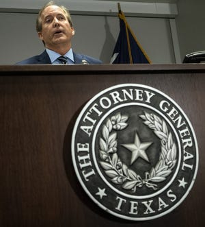 Texas Attorney General Ken Paxton, shown here at a January news conference, has been asked to interpret a new state law concerning citizen remarks at meetings of governmental bodies. [RODOLFO GONZALEZ/FOR STATESMAN]