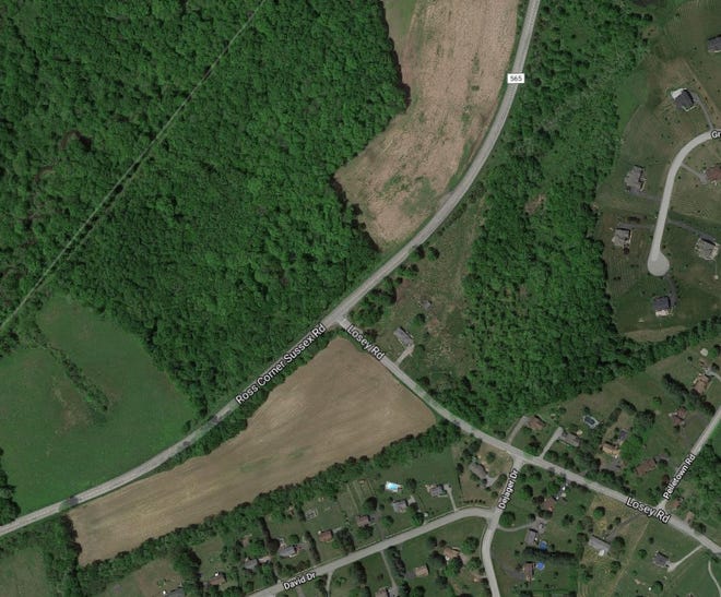 A woman died in a head-on collision on Route 565, near Losey Road, in Frankford on Thursday morning. [Photo courtesy of Google Maps]