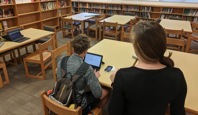 The Lake County School District is distributing Chromebooks to students at East Ridge and South Lake High Schools. By December, all high schoolers will have greater access to tech in their classrooms. [Submitted]