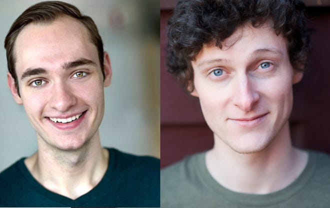 Mitchell Aiello, left, and Layne Roate. [Photos courtesy Great Plains Theatre]