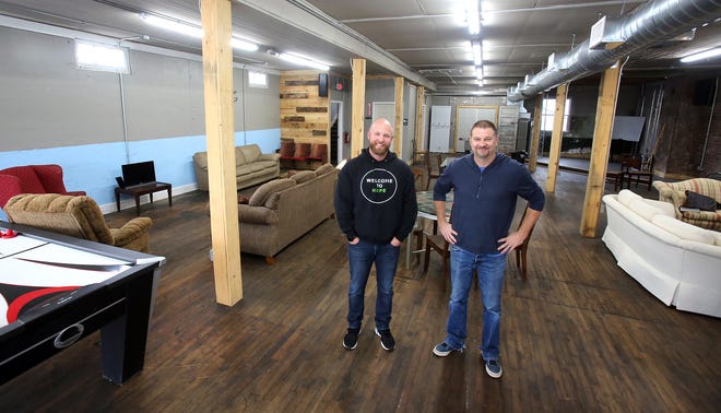 From left, Skip Allen and Jeremy Peeler are excited to bring 232 Main to Lawndale. [Brittany Randolph/The Star]