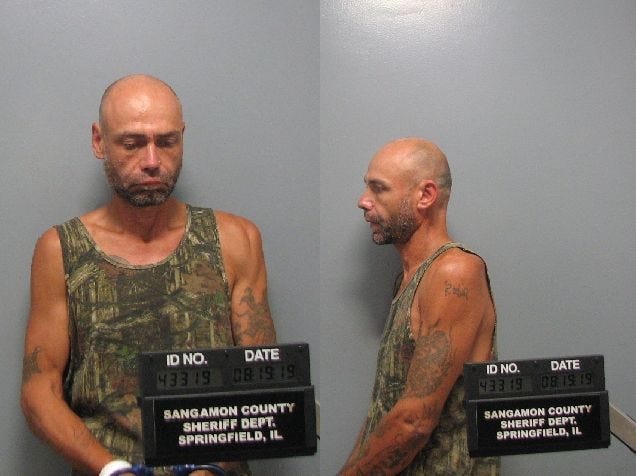 Eric S. Pippin, 49, was charged after instigating a racially-charged incident on Thursday.