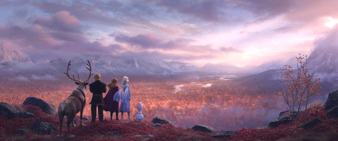 From the Academy Award-winning directing team Jennifer Lee and Chris Buck and producer Peter Del Vecho, "Frozen 2" features the voices of Idina Menzel, Kristen Bell, Jonathan Groff and Josh Gad, and the music of Oscar-winning songwriters Kristen Anderson-Lopez and Robert Lopez. [Photo courtesy of Walt Disney Animation Studios]