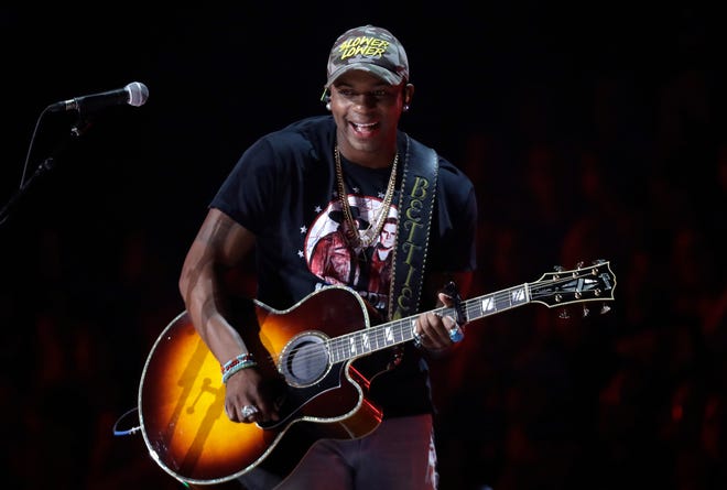 Country star Jimmie Allen, seen here performing at the CMT Music Awards, is one of the notable musicians playing in Sarasota this week. (AP Photo/Mark Humphrey)