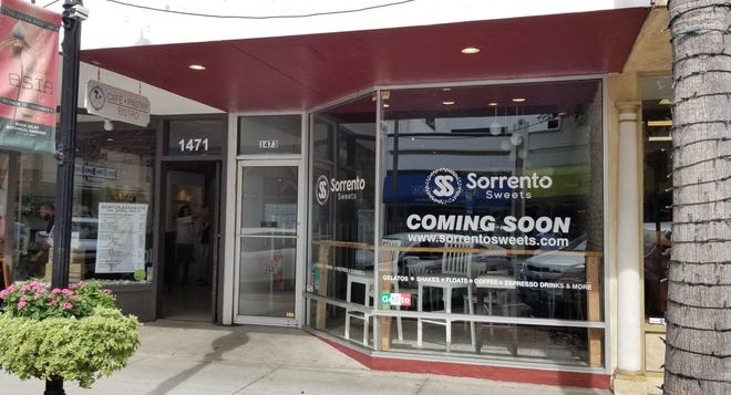 Sorrento Sweets is coming soon to 1473 Main Street in downtown Sarasota. [Herald-Tribune staff photo / Wade Tatangelo]