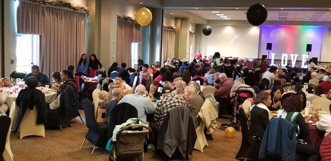SiypNow's first annual free Thanksgiving meal was held in Brockton in 2017. This year's event will be held in Taunton on Nov. 24.

Submitted photo