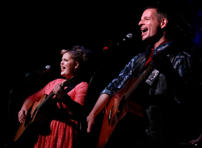 Rosie Webber and Joe Casey perform country hits in the Florida Studio Theatre cabaret show "Outlaws and Angels." [PROVIDED BY FST / MATTHEW HOLLER]