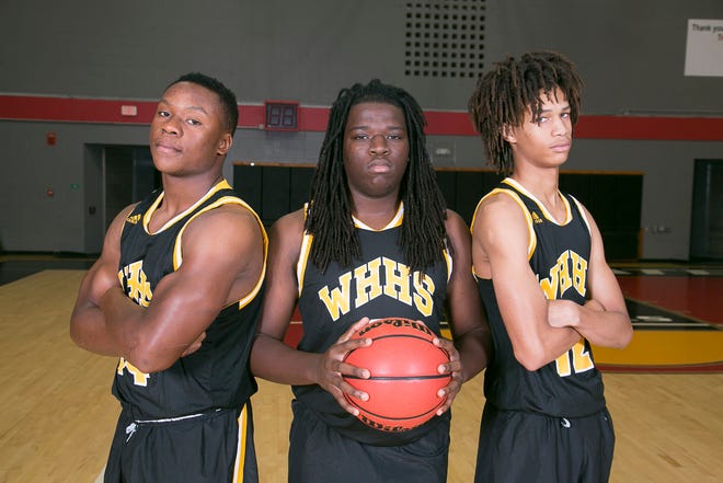 Seniors Joshua Celiscar, Malachi Howard and Eric Davis form a strong nucleus and will provide leadership to Winter Haven, which will be boosted by three talented freshmen. [CALVIN KNIGHT/SPECIAL TO THE LEDGER]