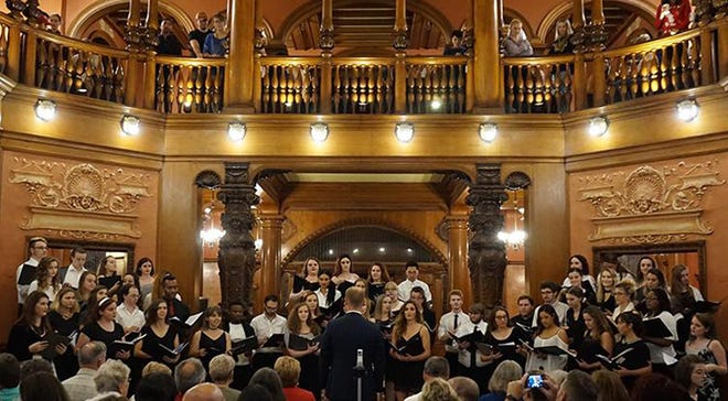 The Flagler College Chamber Choir and Chorale will present a holiday concert Monday. [CONTRIBUTED PHOTO]