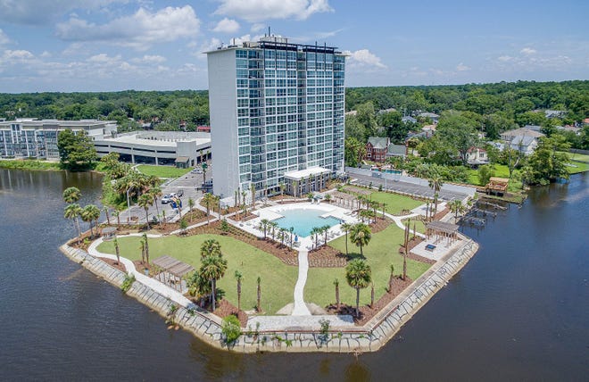 RiverVue apartment community on Fishweir Creek. [Provided by Chance Partners]