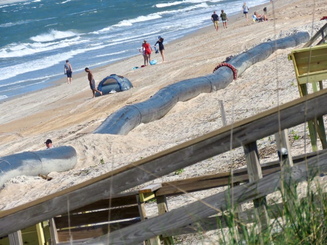 Easements are also required from oceanfront properties for the pipeline. (Sacha Martin/Correspondent)