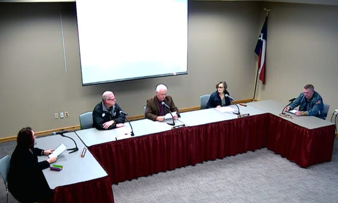 At a special board meeting Nov. 1, the Bastrop school board approved the firing of a Bastrop High School teacher accused of an improper teacher-student relationship. [SCREENGRAB OF BASTROP SCHOOL BOARD VIDEO]
