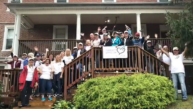 Members of Berkshire Hathaway HomeServices Fox & Roach Realtors’ Doylestown office volunteered at the Bucks County Housing Group. [CONTRIBUTED]