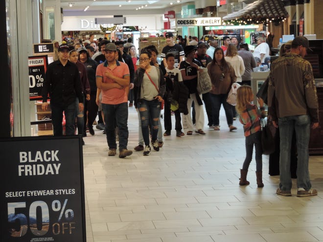 Lubbock shoppers filled local stores on a previous Black Friday, which retailers said kicks off one of their busiest shopping weekends of the year. [A-J Media file photo]