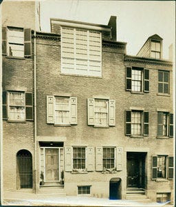 This is the outside of the George Noyes House on Revere Street as it was in the 1800s. Learn more from Digital Commonwealth at www.digitalcommonwealth.org.