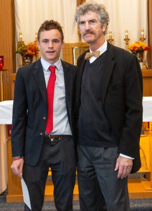Honor Society induction

St. Sebastian's School junior Sean E. Duffy, of Canton, shown with Headmaster William Burke, was inducted into Sr. Evelyn C. Barrett, O.P. Chapter of the National Honor Society at the Needham school. [Courtesy photo]