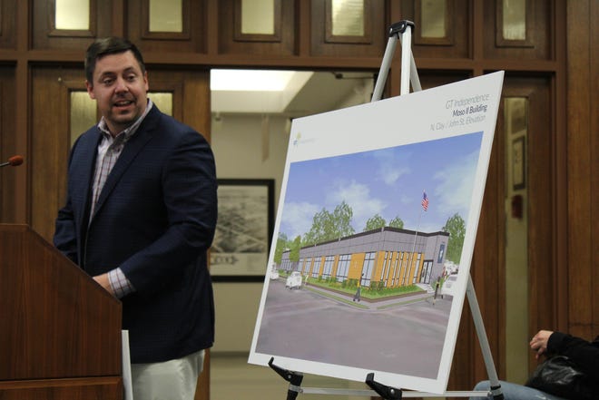 John Carmichael, CEO of GT Independence, talks about the plans for the building at 209 John St. [Elena Meadows/Journal]