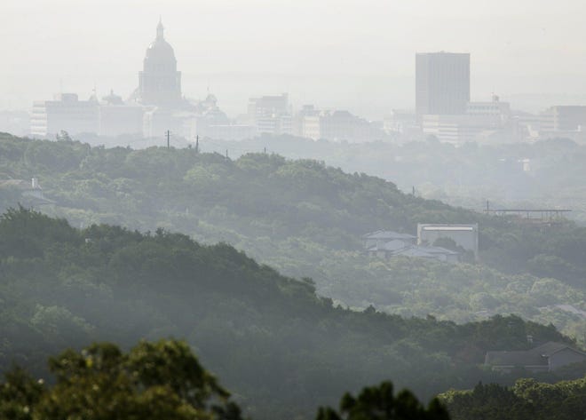 Ozone is the primary air pollutant of concern in the Austin area, and high ozone levels can negatively affect asthma and other upper respiratory illnesses. When levels become high, officials urge people to telecommute from home and not fuel their cars or mow lawns during daytime hours. [AMERICAN-STATESMAN]